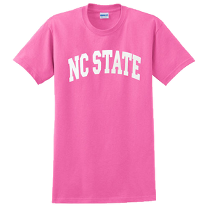 NC State Wolfpack Youth Pink Arch T-Shirt