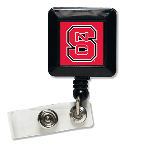 NC State Wolfpack Square Retractable Badge Holder