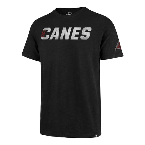 Carolina Hurricanes Black Grit Two Peat Scrum T-shirt