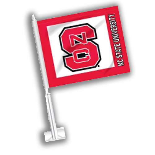 NC State Wolfpack Red w/ White Box Car Flag