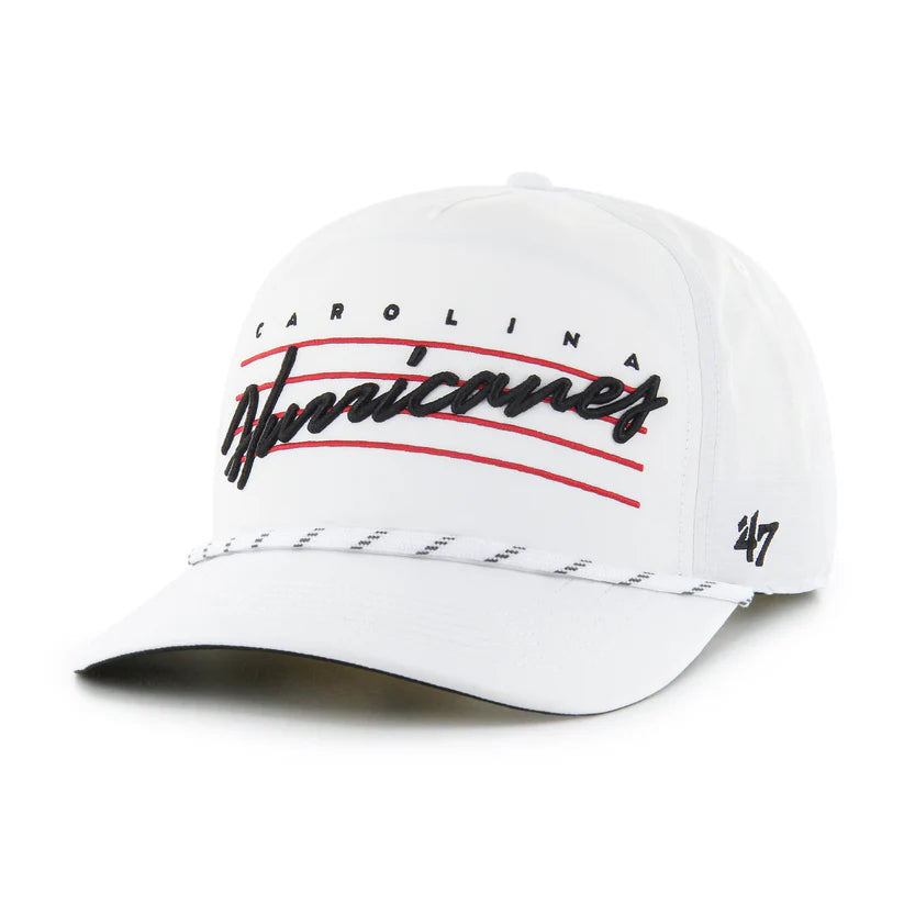 Carolina Hurricanes 47 Brand Hitch White Downburst Hat Red and White Shop