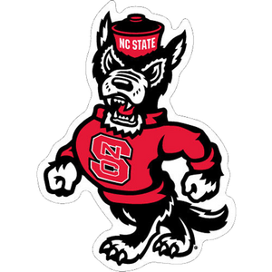 NC State Wolfpack Strutting Wolf Vinyl Decal
