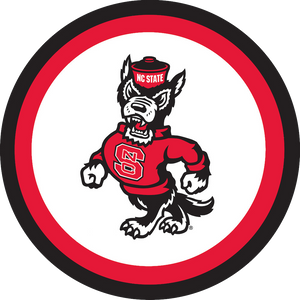 NC State Wolfpack Strutting Wolf Paper Plates