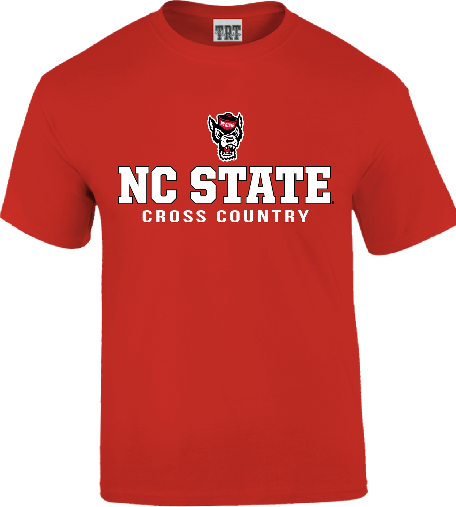 NC State Wolfpack Youth Red Wolfhead Cross Country T-Shirt