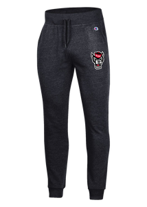 NC State Wolfpack Women's Heathered Black Triumph Fleece Sweatpants