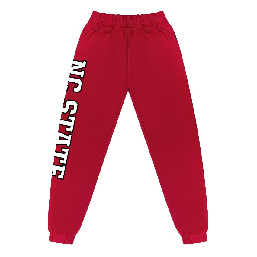NC State Wolfpack Women's Red Mia Jogger Sweatpants – Red and