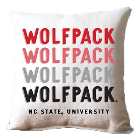 NC State Wolfpack Gradient Pillow