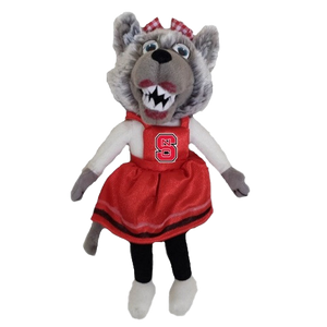 NC State Wolfpack 11" Mrs. Wuf Plush Doll
