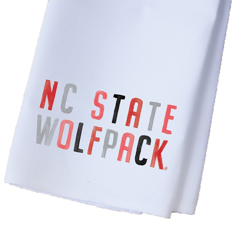 NC State Wolfpack Poster Tea Towel