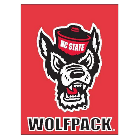 NC State Wolfpack 30"X40" Wolfhead Banner