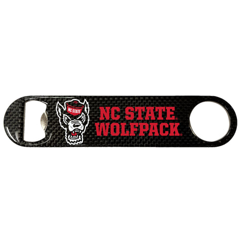 NC State Wolfpack Carbon Fiber Bottle Opener Magnet