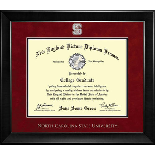 NC State Wolfpack New England TH Diploma Frame - 7013