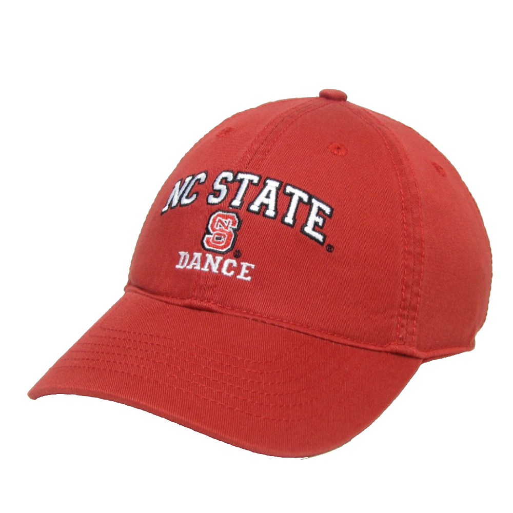 NC State Wolfpack Red Dance Relaxed Fit Adjustable Hat – Red and
