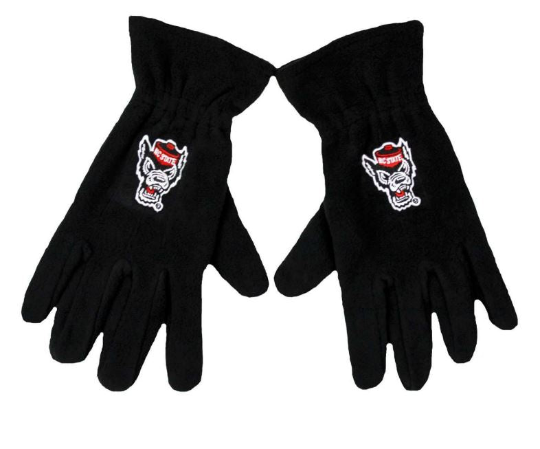 NC State Wolfpack Black Fleece Texting Gloves – Red and White Shop