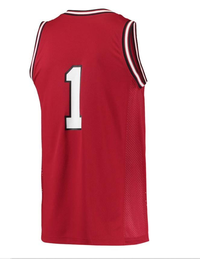 NC State Wolfpack adidas Red #1 Basketball Jersey – Red and White Shop