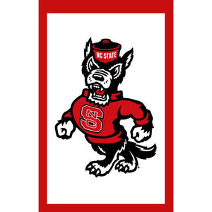 NC State Wolfpack 28"x44" Strutting Wolf Double Sided House Flag