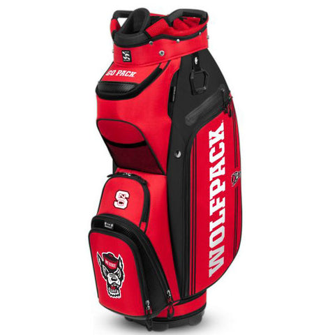 NC State Wolfpack Red Bucket III Cooler Cart Golf Bag