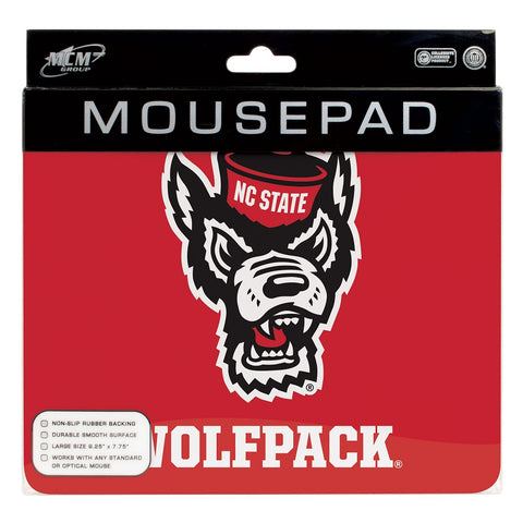 NC State Wolfpack Red Wolfhead Mouse Pad