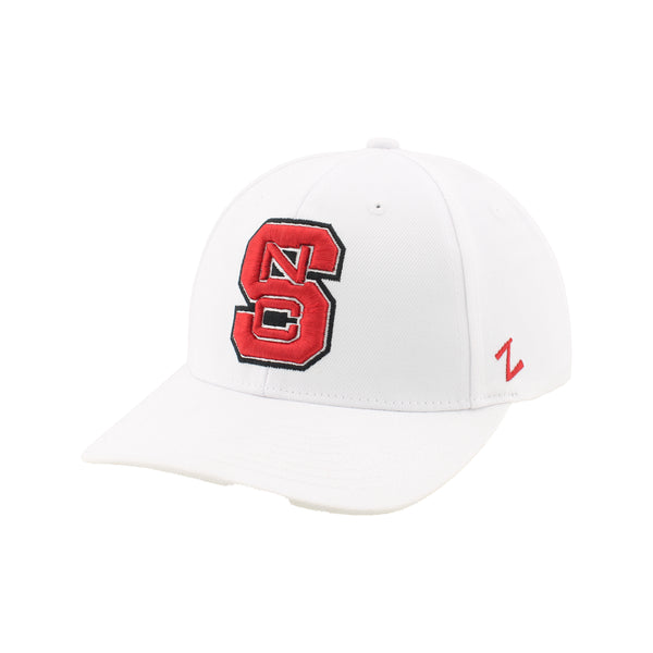 NC State Wolfpack White Zephyr Competitor Block S Hat