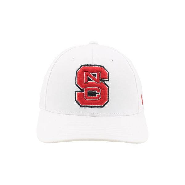 NC State Wolfpack White Zephyr Competitor Block S Hat
