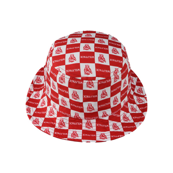 NC State Wolfpack Red Reversible Bucket Hat S/M
