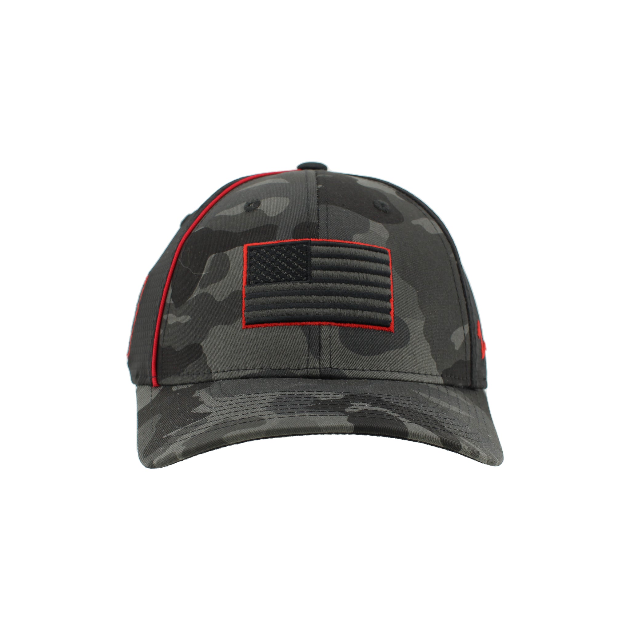 NC State Wolfpack Zephyr Blackout Flag w/ Wolfhead Adjustable Hat