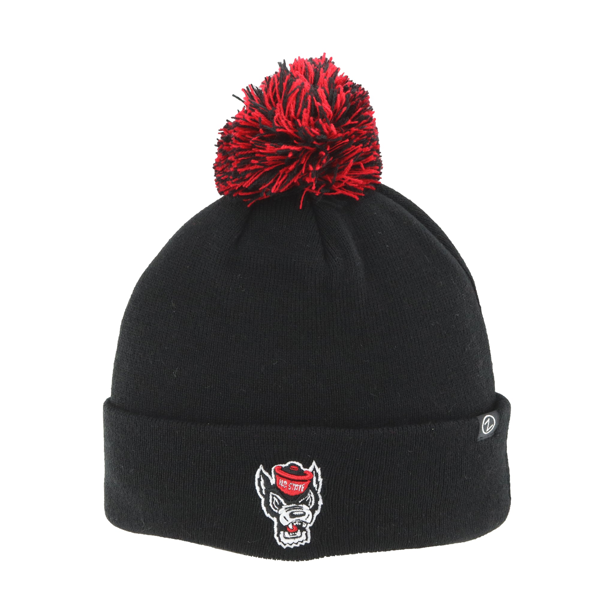 NC State Wolfpack "Aspect" Wolfhead Cuffed Pom Beanie