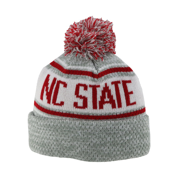NC State Wolfpack "Snag" Wolfhead Cuffed Pom Beanie