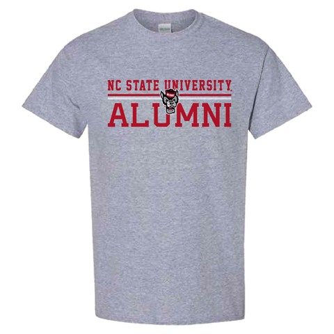 NC State Wolfpack Sports Grey Alumni T-shirt