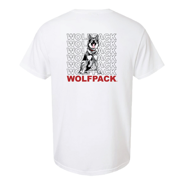 NC State Wolfpack White Tuffy III T-Shirt