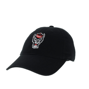 NC State Wolfpack Legacy Youth Black Wolfhead Adjustable Hat