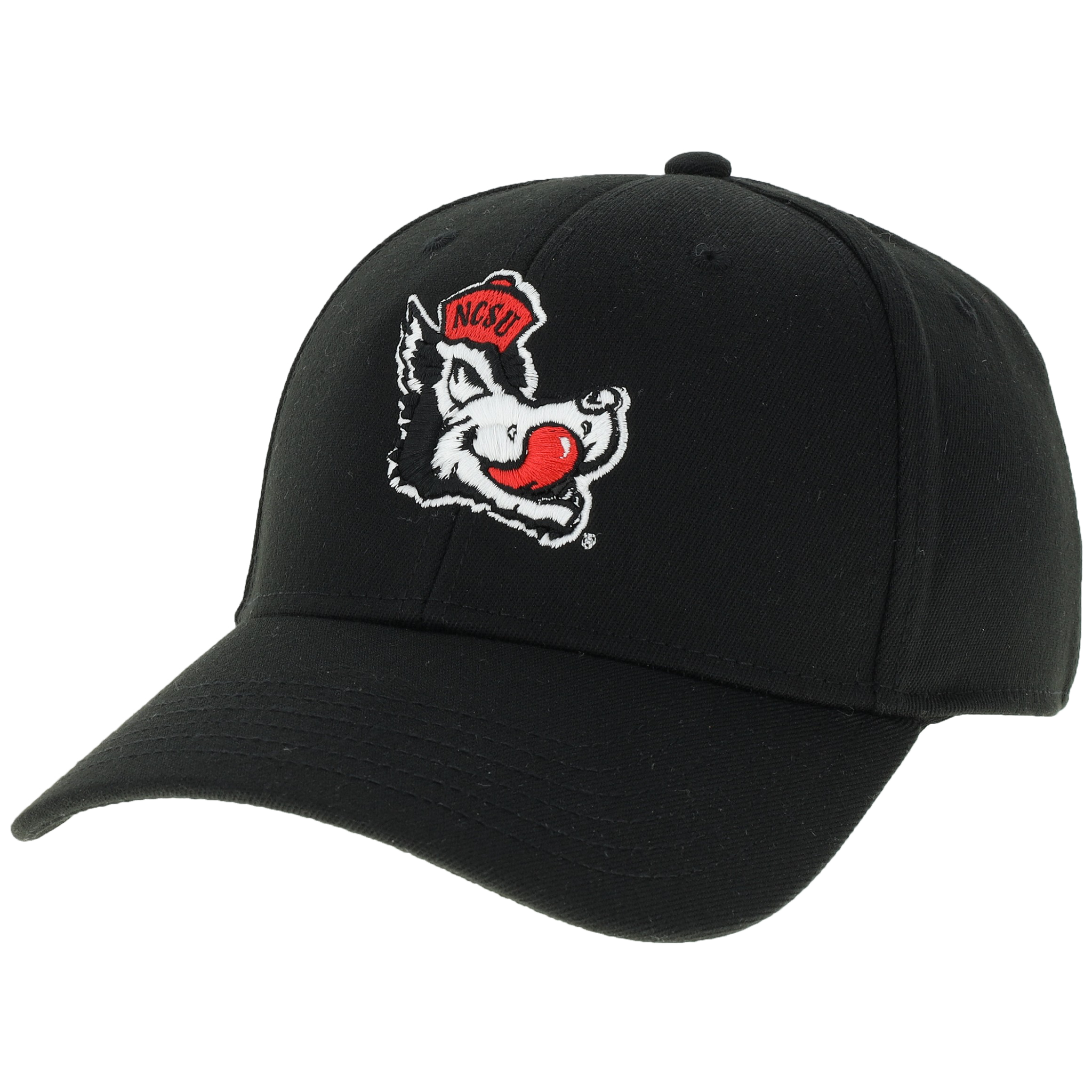 NC State Wolfpack Black Slobbering Wolf Cool Fit Adjustable Hat