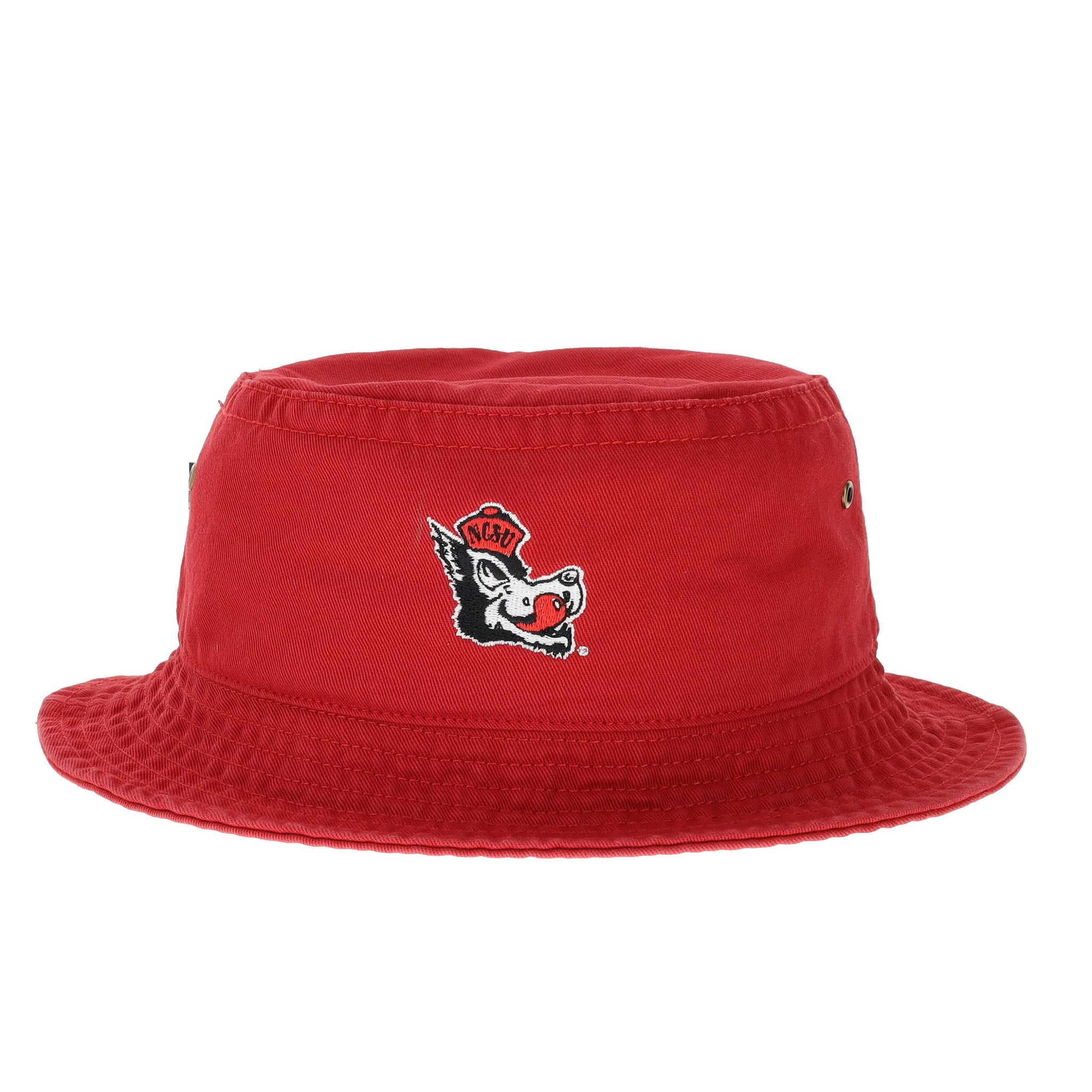 NC State Wolfpack Legacy Red Slobbering Wolf Bucket Hat