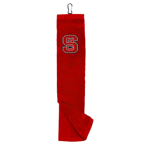 NC State Wolfpack Red Embroidered Tri-Fold Towel
