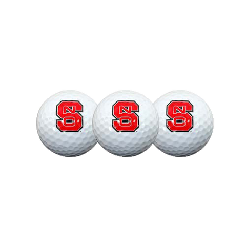 NC State Wolfpack Golf Ball 3-Pack