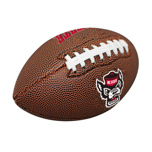NC State Wolfpack Mini Size Wolfhead Composite Football