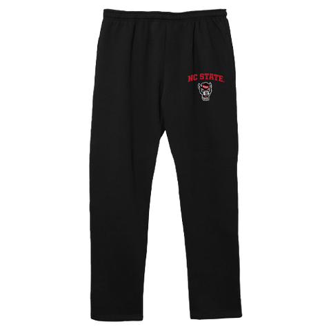 NC State Wolfpack Black Wolfhead NC State Arch Benchmark Sweatpants