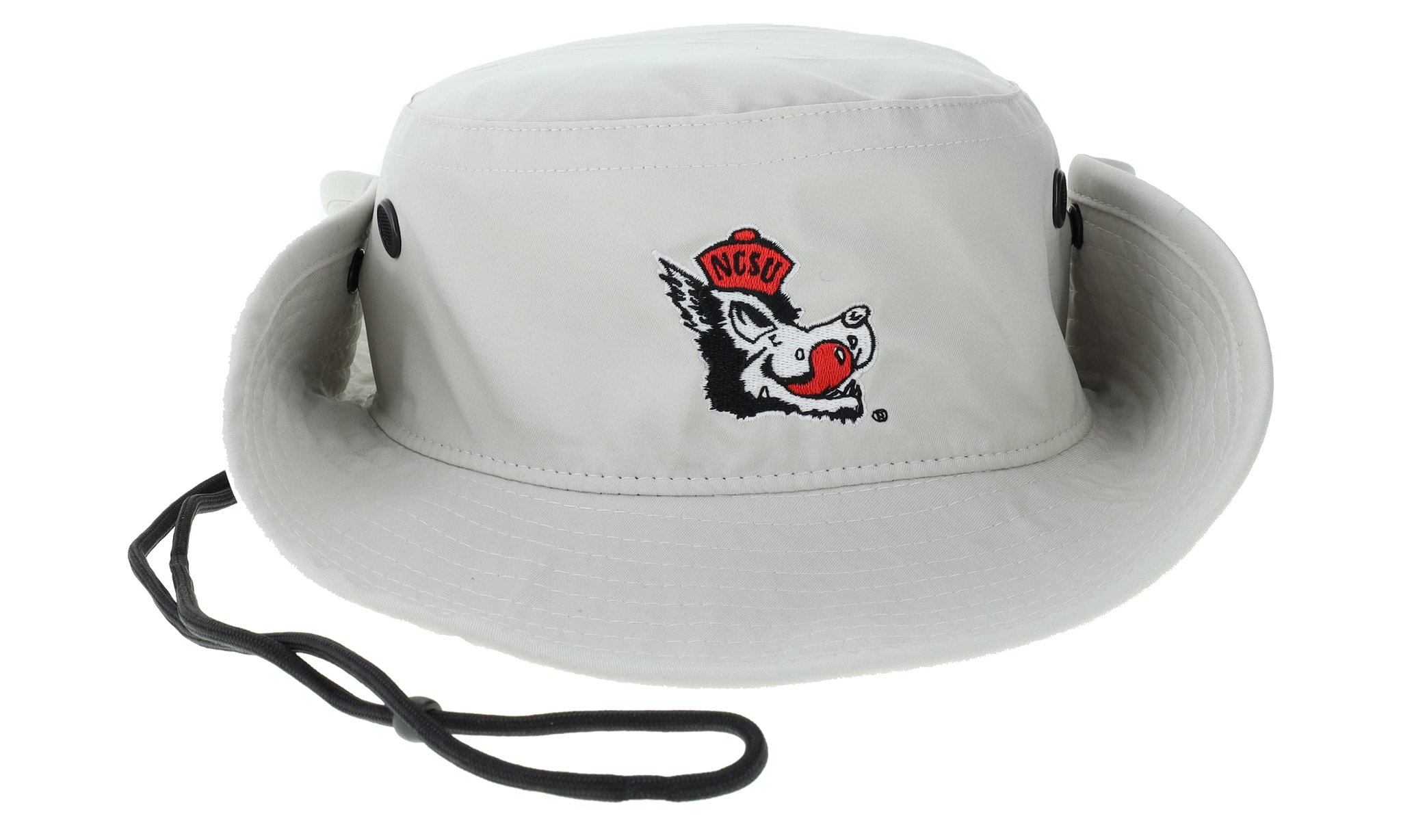 NC State Wolfpack Legacy Khaki Cool Fit Slobbering Wolf Boonie Hat