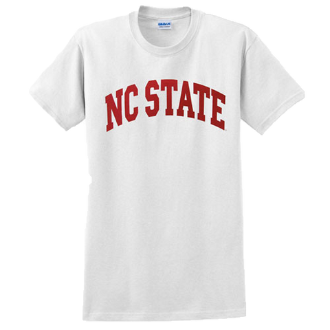 NC State Wolfpack White Arch T-Shirt