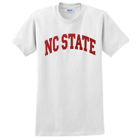 NC State Wolfpack Youth White Arch T-Shirt