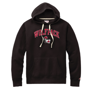 NC State Wolfpack Black Slobbering Wolf Hooded Sweatshirt