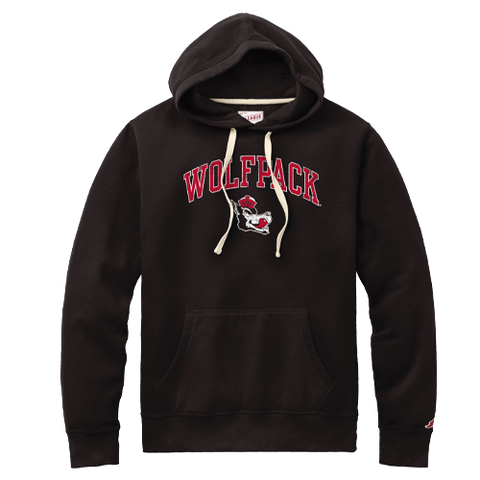 NC State Wolfpack Black Slobbering Wolf Hooded Sweatshirt