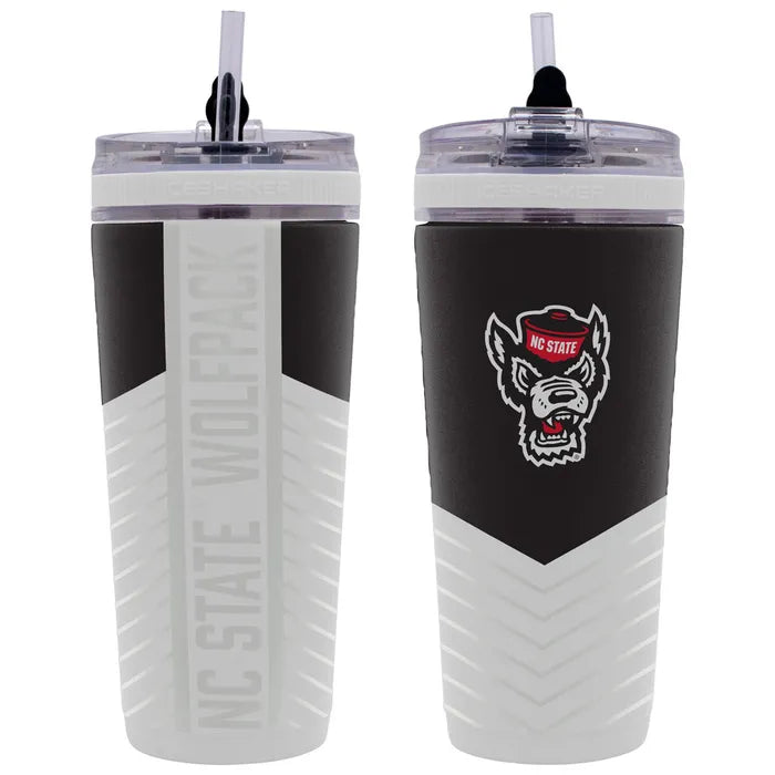 NC State Wolfpack 26 oz Wolfhead Stainless Steel Flex Ice Shaker