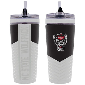 NC State Wolfpack 26 oz Wolfhead Stainless Steel Flex Ice Shaker
