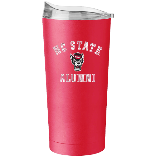 NC State Wolfpack Red Powder Coat 20oz Alumni Tumbler