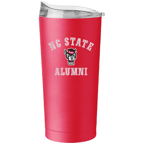 NC State Wolfpack Red Powder Coat 20oz Alumni Tumbler