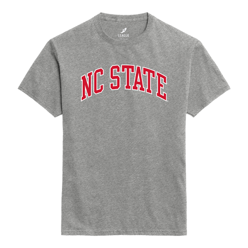 NC State Wolfpack Heather Graphite Arch T-Shirt
