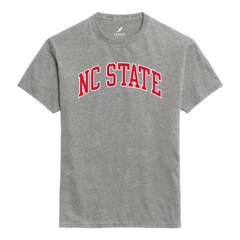 NC State Wolfpack Heather Graphite Arch T-Shirt