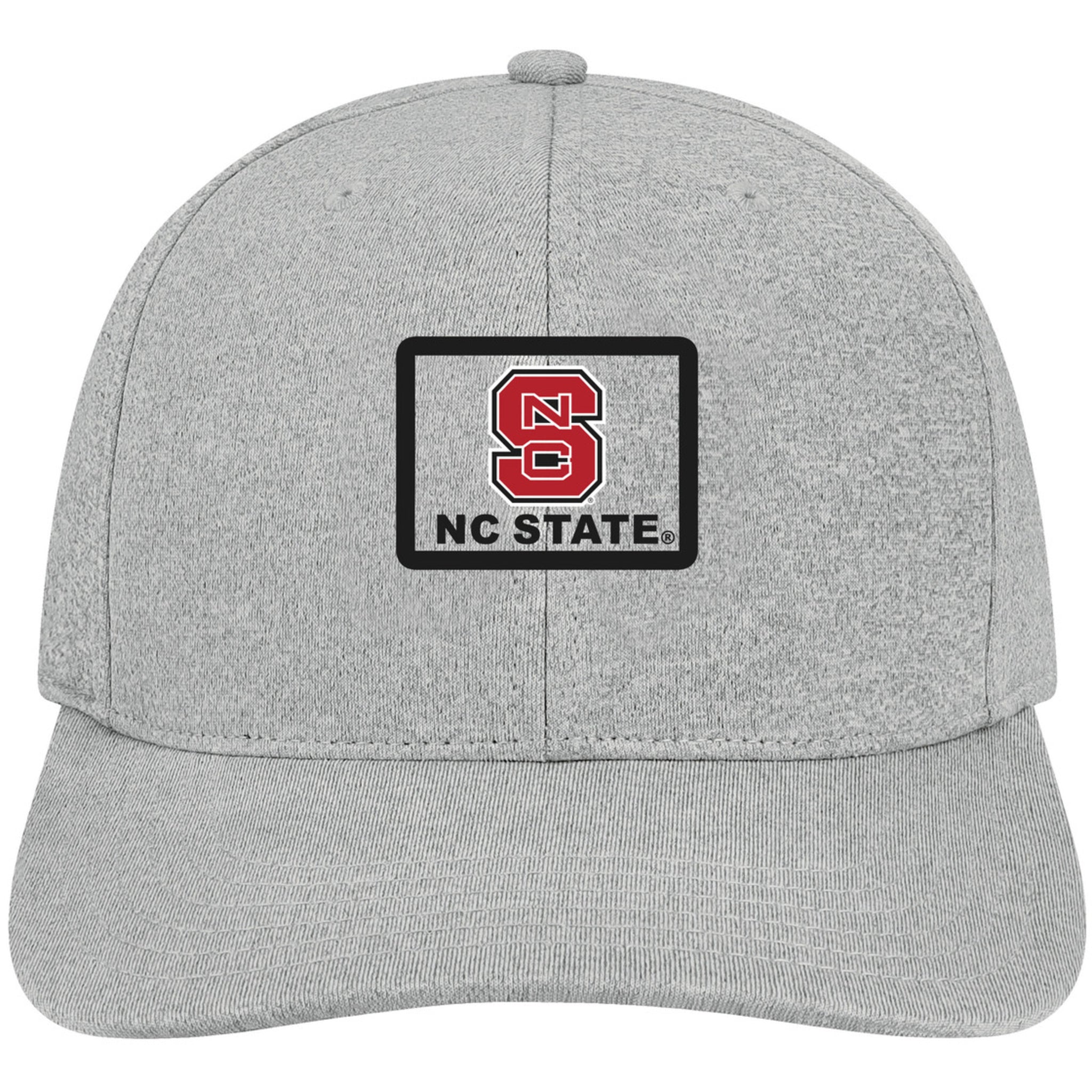 Logo Nc State Hats NC State Wolfpack Heather Grey Block S Back