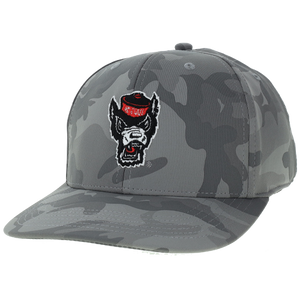 NC State Wolfpack Legacy Storm Camo Wolfhead Adjustable Hat